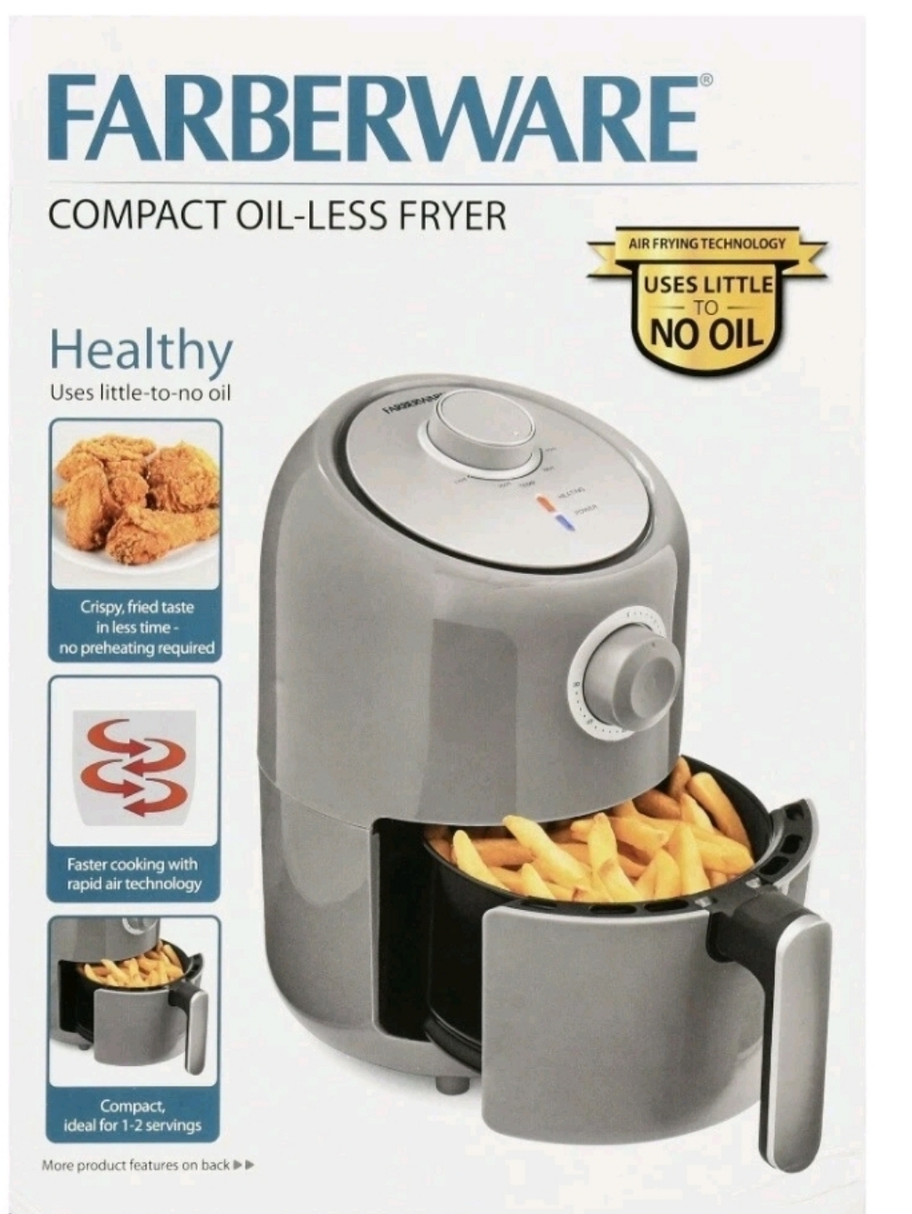 FARBERARE Compact Oil-Less Air Fryer